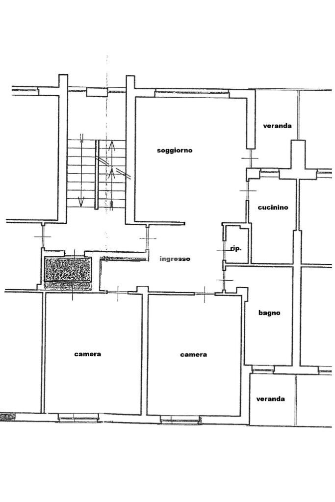 Trilocale Via Michelangelo, Grugliasco - planimetria 1