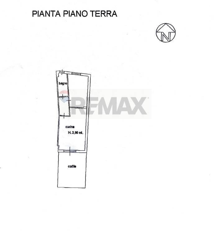 Pianta 2D - Appartamento Via della Fiera Franca - Capomulini
 
23, Acireale - planimetria 1