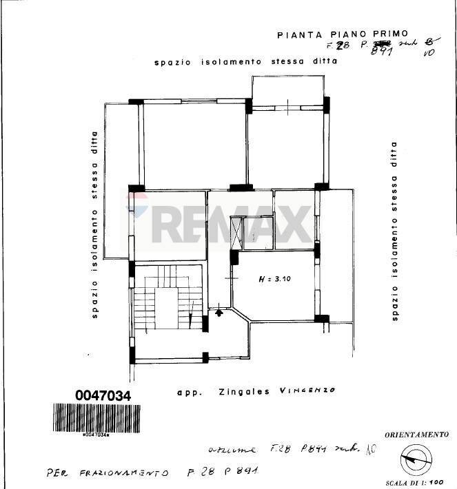 Pianta 2D - Appartamento Via Longano
 
37, Barcellona Pozzo di Gotto - planimetria 1