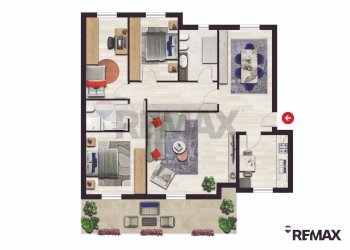 Pianta 2D - Appartamento Lovere - foto 5