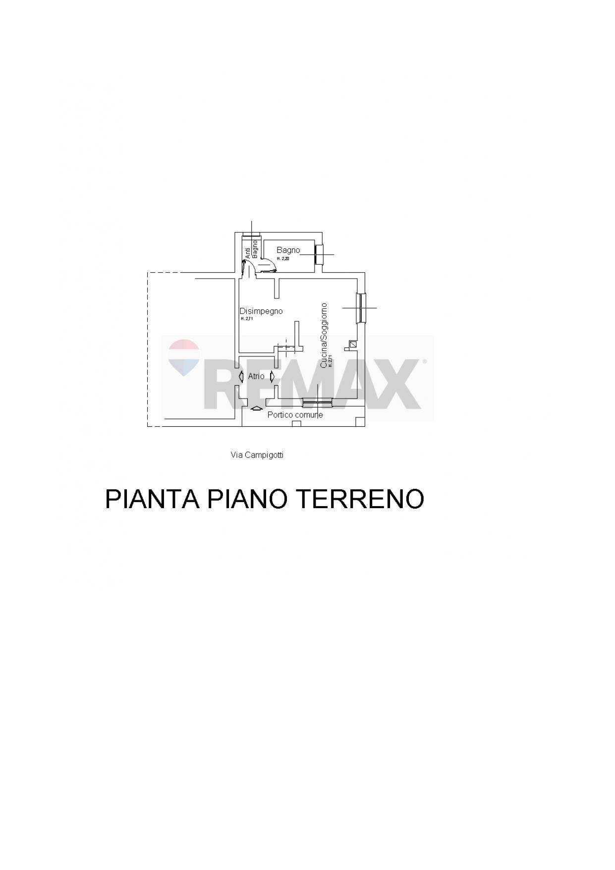 Pianta 2D - Appartamento Via Campigotti
 
2, Lamon - planimetria 1