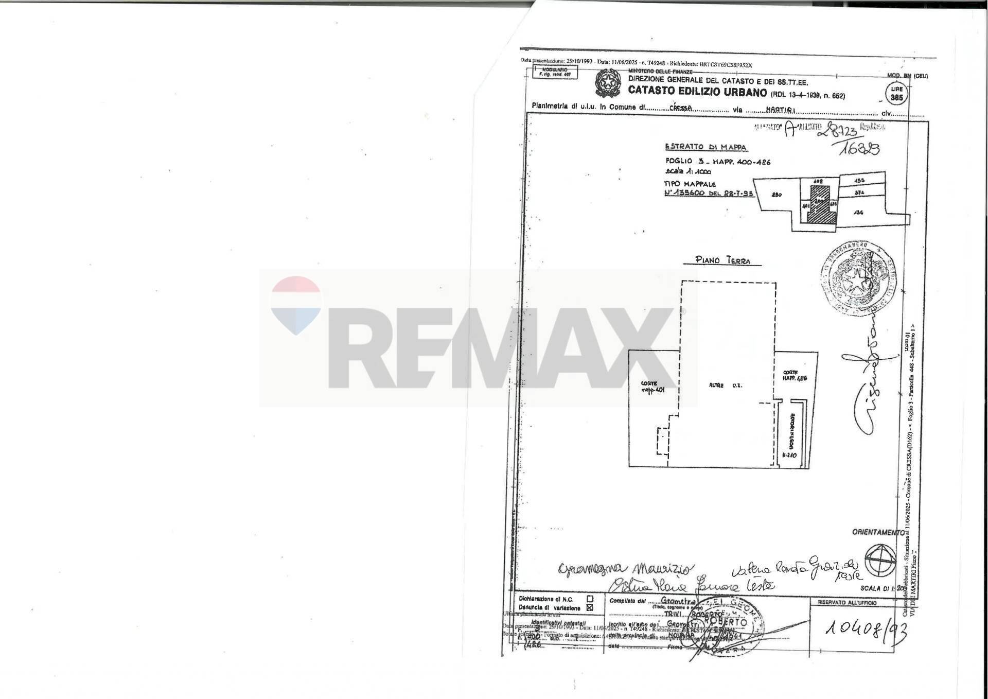 Pianta 2D - Casa semi indipendente VIA LUIGI SOTTINI
 
8, Cressa - planimetria 1