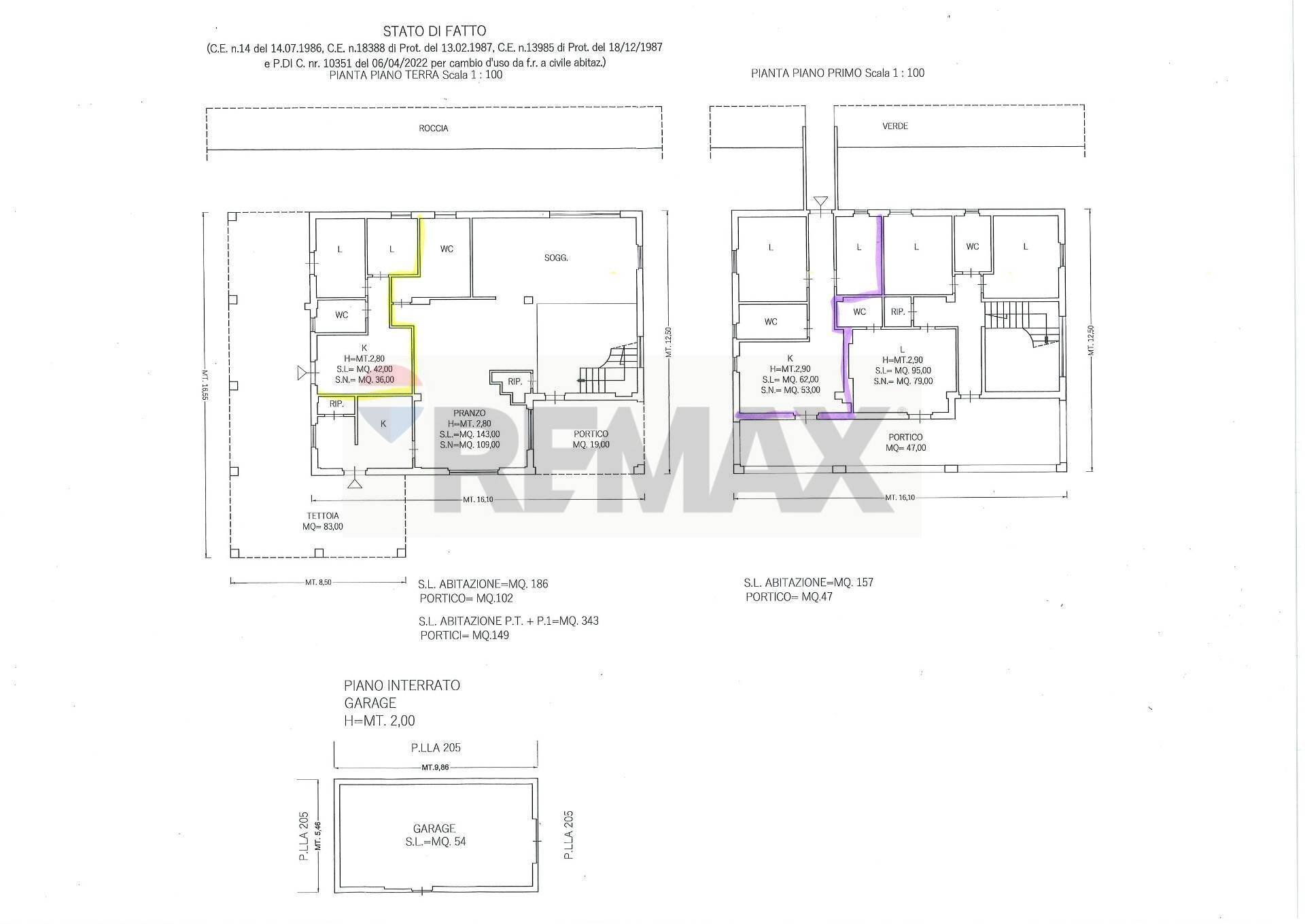 Pianta 2D - Casa semi indipendente Località Macchia di Mauro
 
16, Vieste - planimetria 1