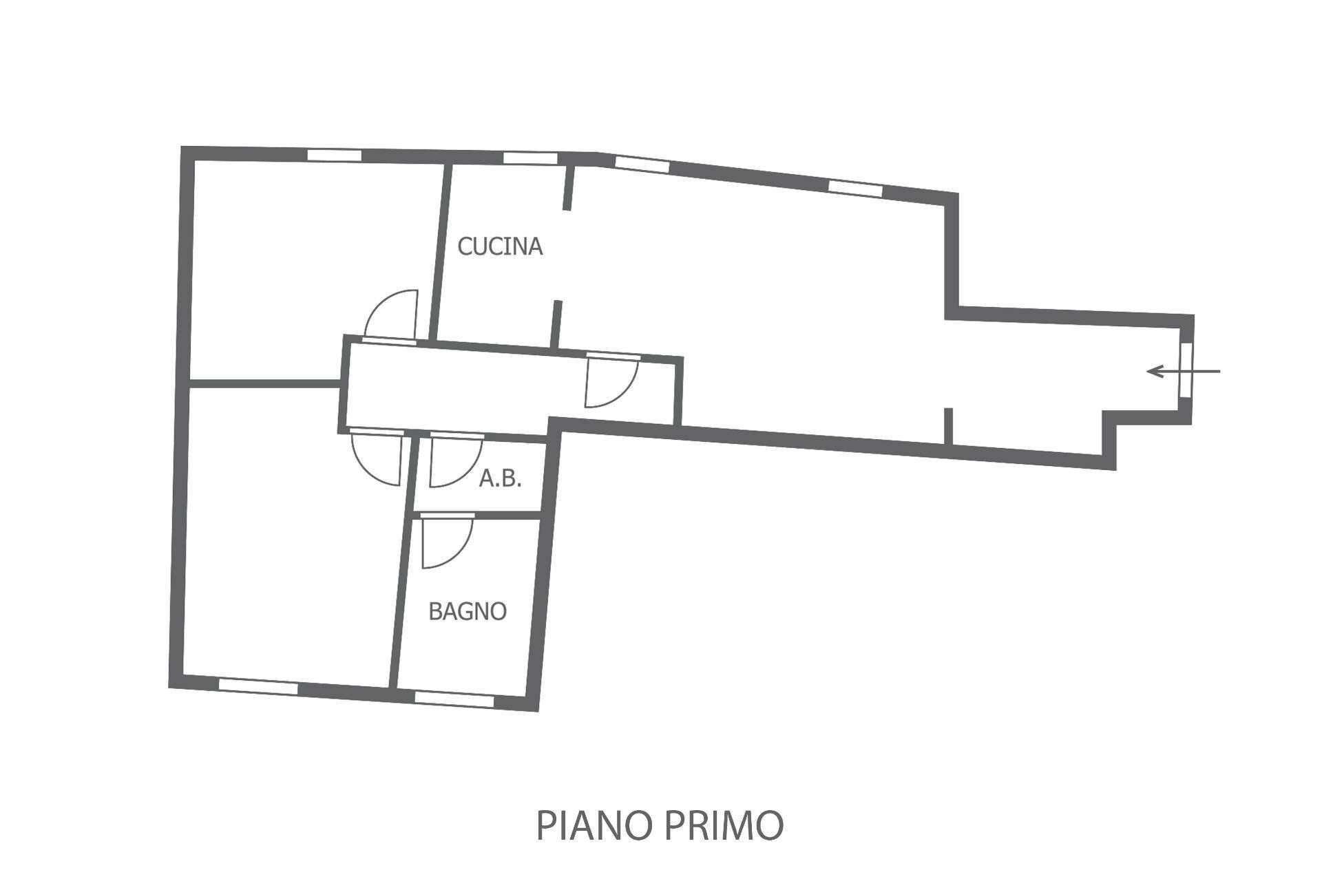 Foto 21 - Appartamento Via Abbati
 
13, Pesaro - planimetria 1