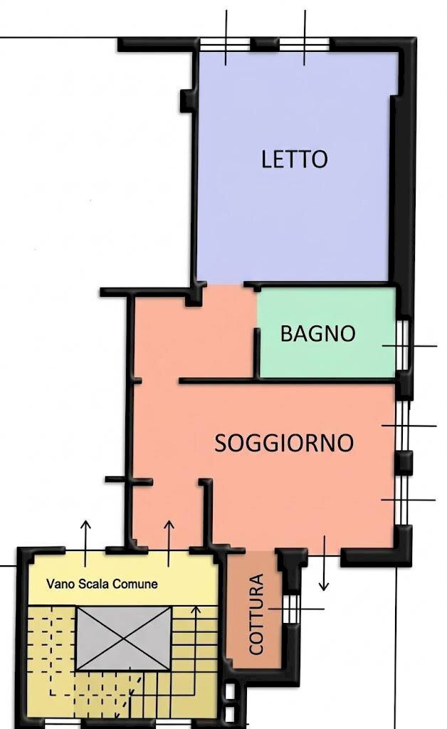 Foto 13 - Two-room apartment VIA MATTEOTTI
 
29, Melzo - floor plans 1