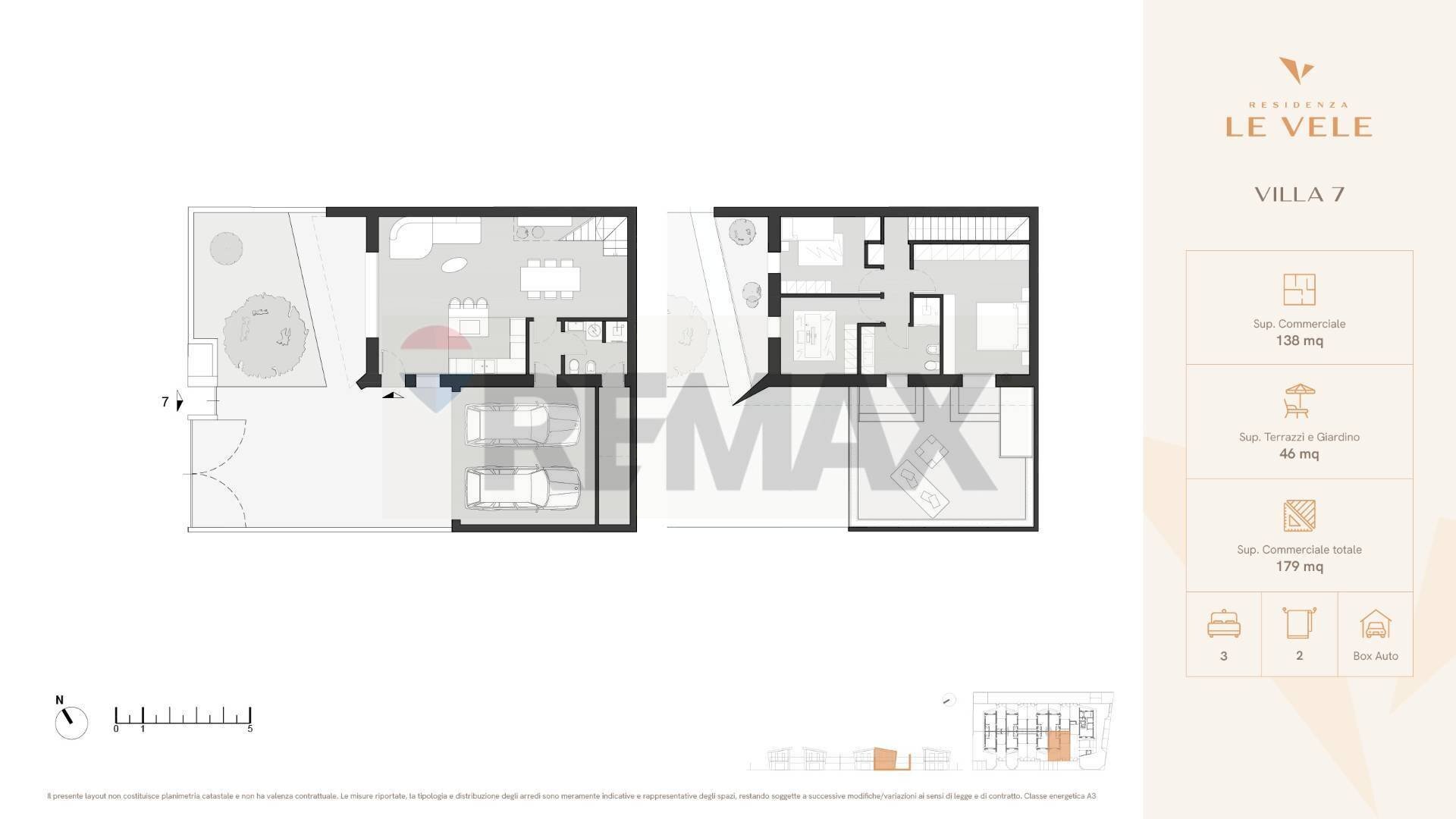 Pianta 2D - Casa semi indipendente TRIESTE ANGOLO VIA DELLO STATUTO, Magnago - planimetria 1