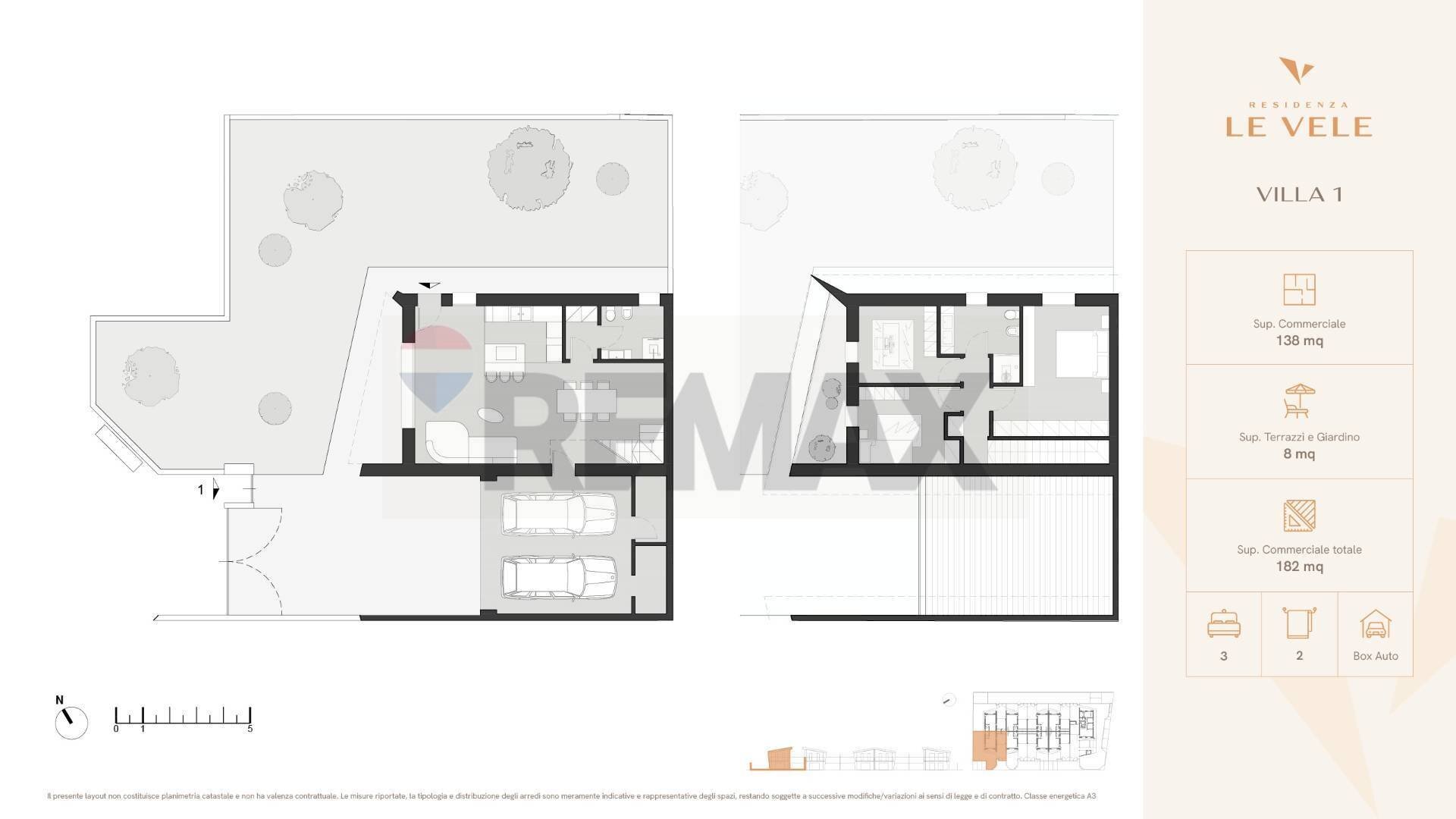 Pianta 2D - Casa semi indipendente VIA TRIESTE ANGOLO DELLO STATUTO, Magnago - planimetria 1