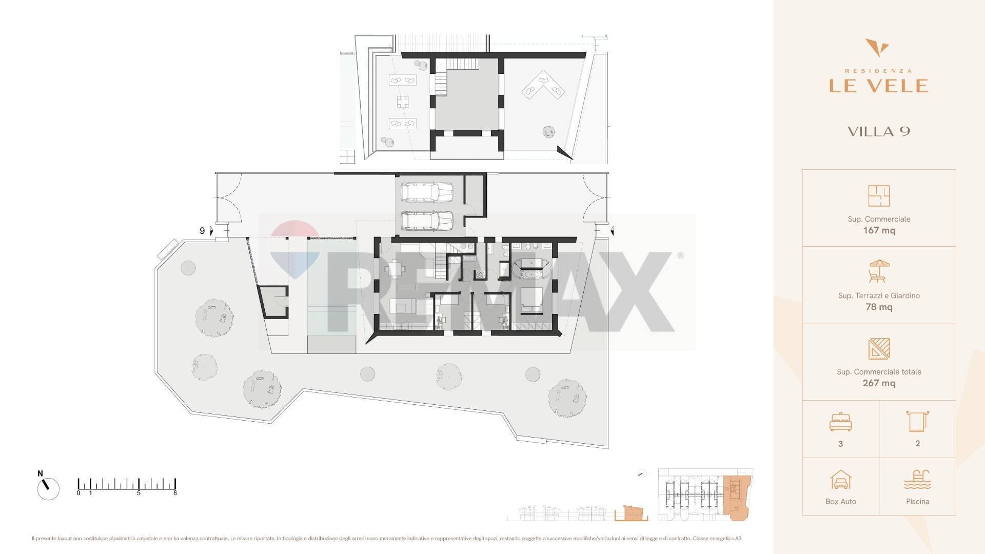 Pianta 2D - Villa VIA TRIESTE ANGOLO VIA DELLO STATUTO, Magnago - planimetria 1