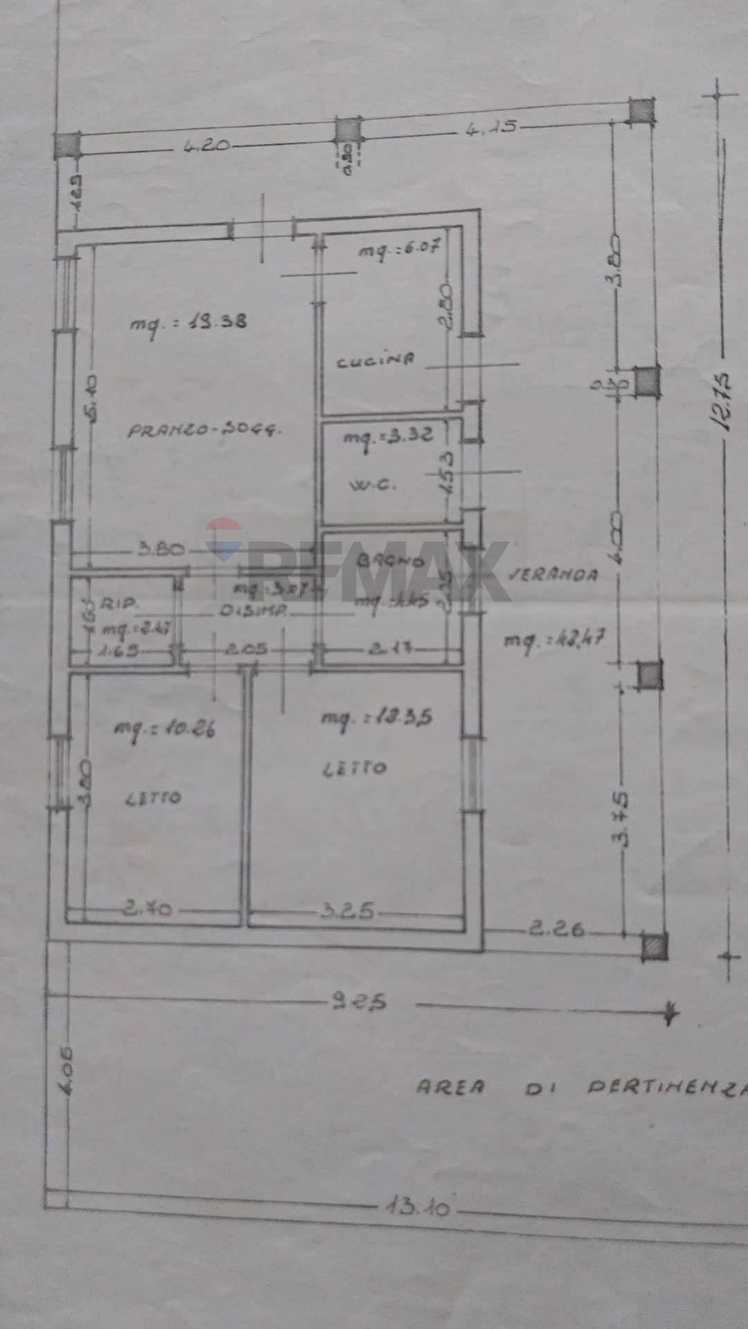 Pianta 2D - Villa Via T.F. 146 est, Campobello di Mazara - planimetria 1