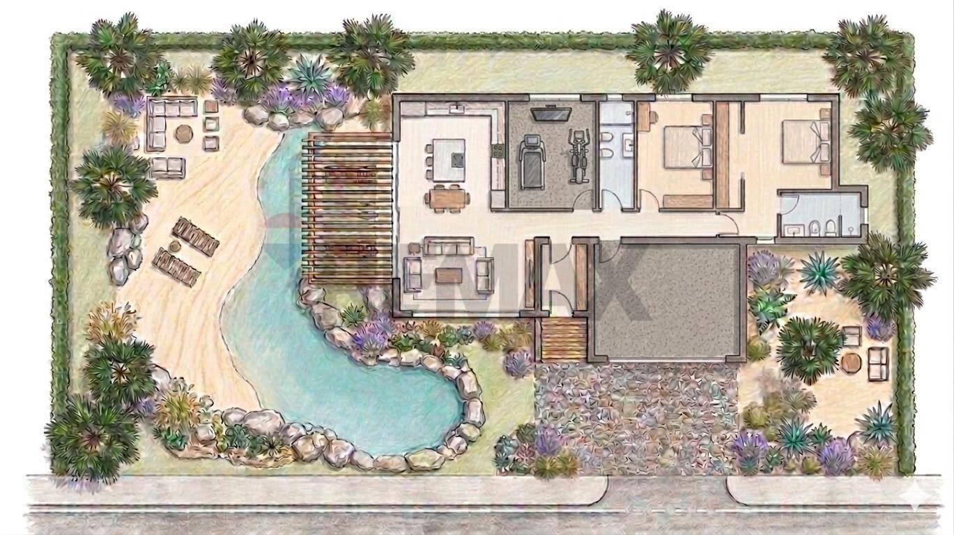 Pianta 2D - Villa Via Corer, Jesolo - planimetria 1