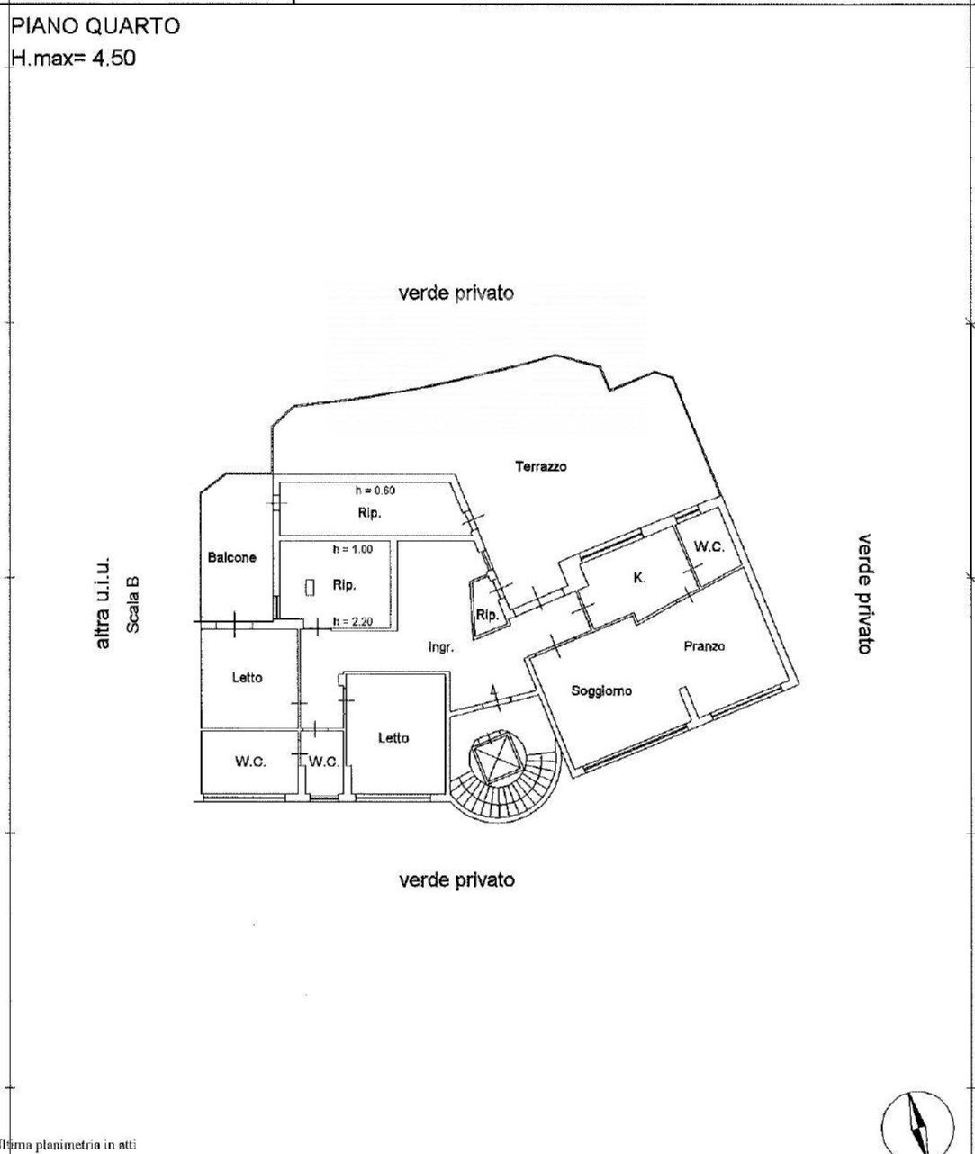Foto 17 - Attico Via Forleo
 
25, Taranto - planimetria 1