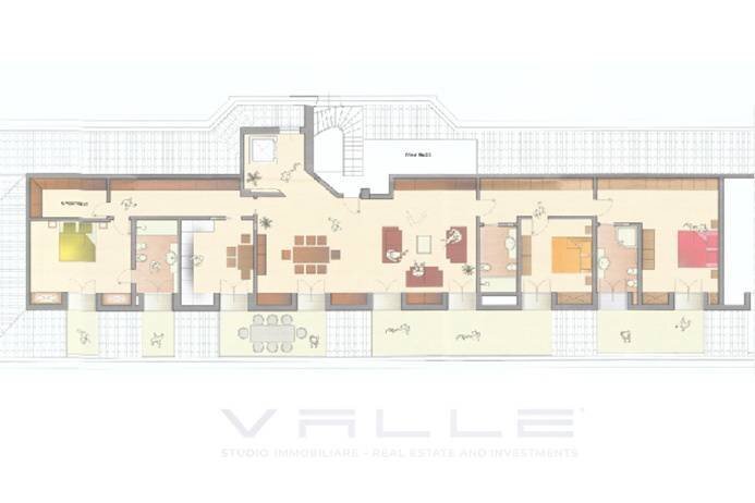 Planimetria - Attico via partigiani, Bergamo - planimetria 1