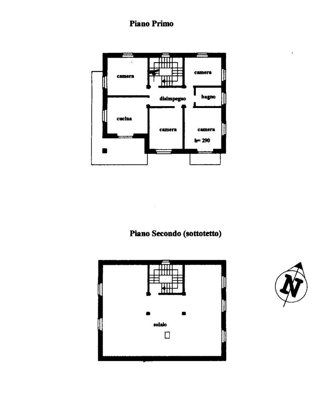 Foto 77 - Casa indipendente Marsaglia - planimetria 1