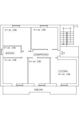 Independent house Frazione Buretto, 14, Bene Vagienna - floor plans 1