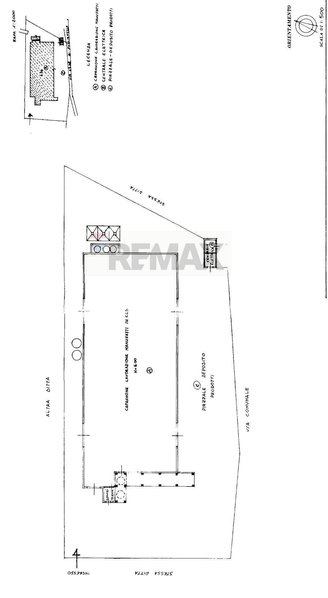 Pianta 2D - Capannone via Torrione
 
SNC, Puglianello - planimetria 1