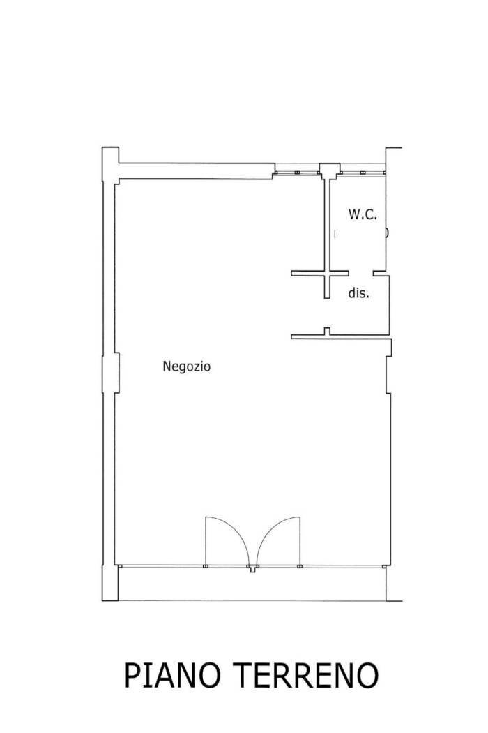 Negozio via Roma, Signa - planimetria 1