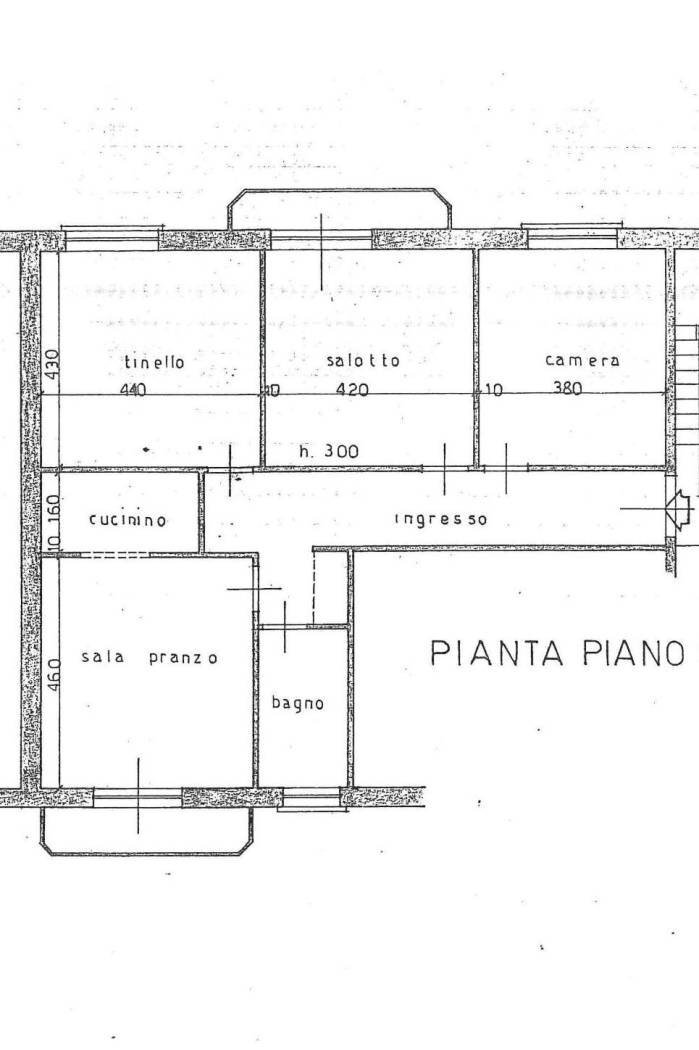 Trilocale via Cavalli, 11, Carmagnola - planimetria 1