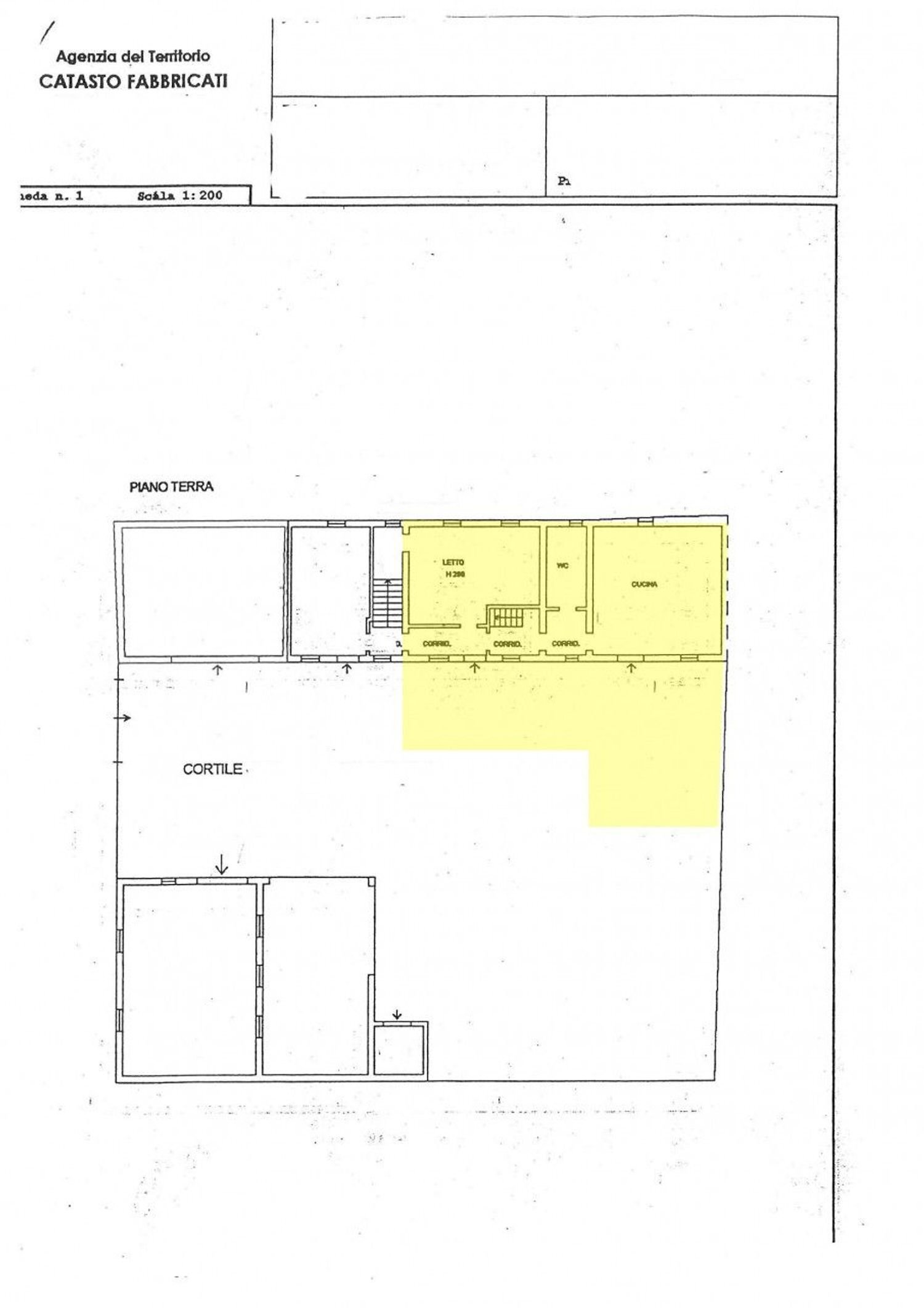 planimetria - Rustico Morti dell'Astore, Castiglione delle Stiviere - planimetria 1