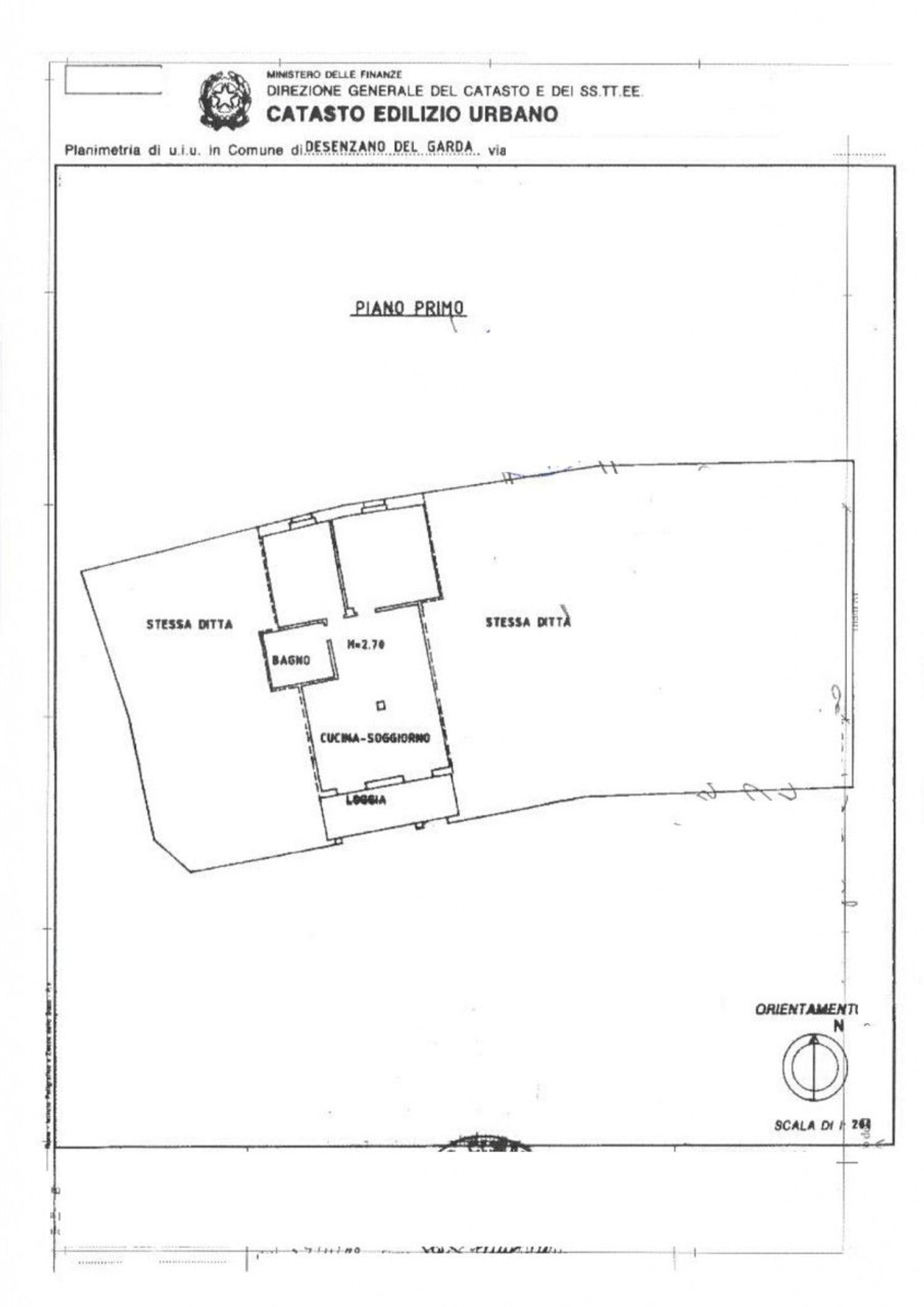 planimetria - Attic Vaccarolo, Desenzano del Garda - floor plans 1