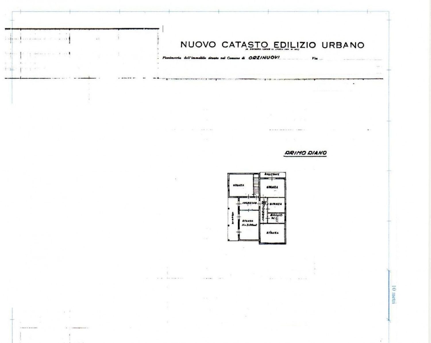 planimetria - Villa Fabio Filzi, Orzinuovi - floor plans 1