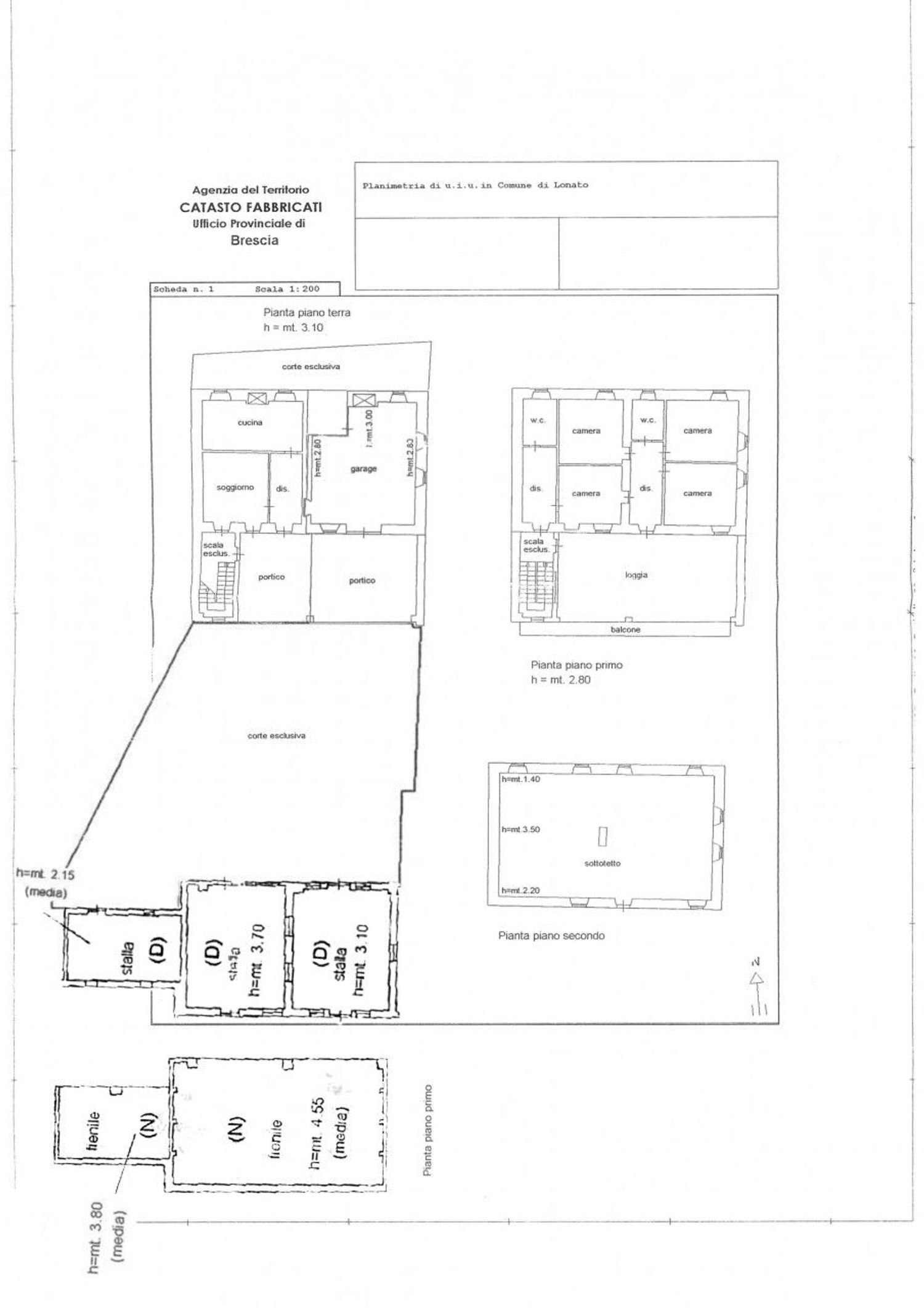 planimetria - Rustic Statale, Lonato del Garda - floor plans 1