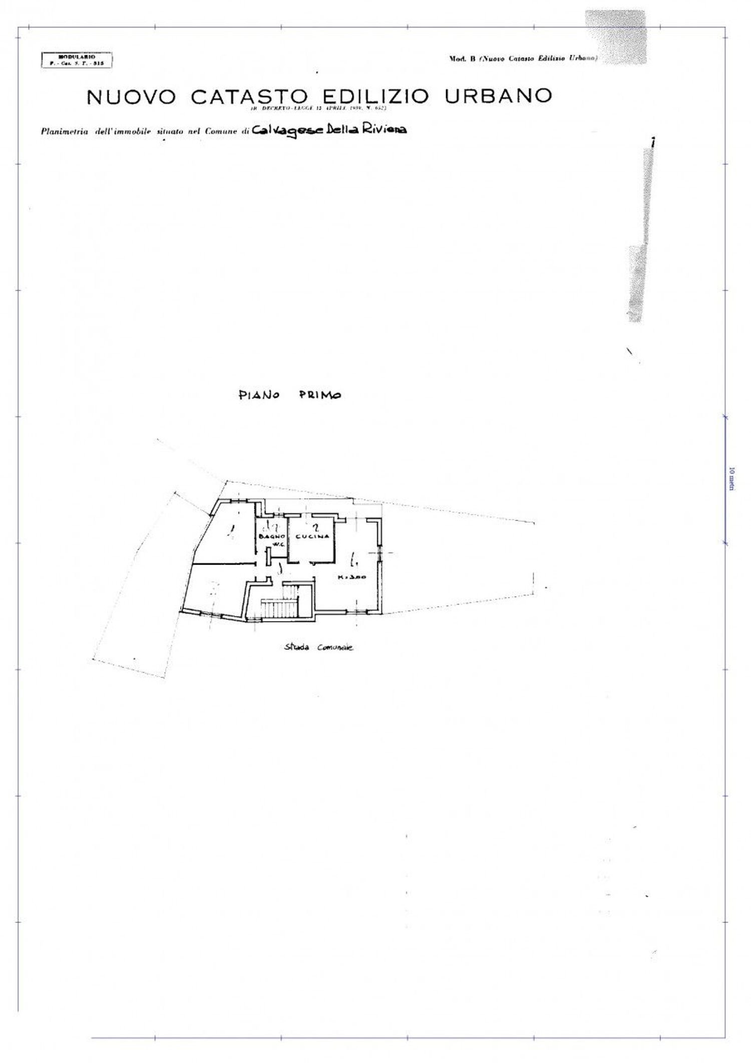 planimetria - Casa indipendente Municipio, Calvagese della Riviera - planimetria 1