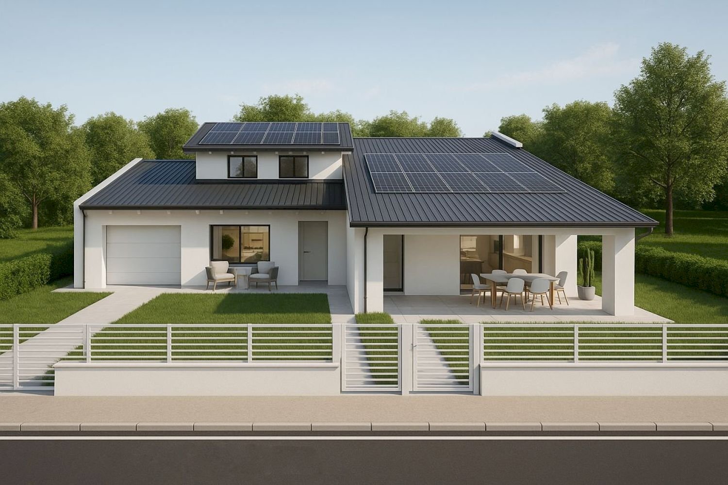 facciata - Casa semi indipendente via Brescia, Montichiari - foto 1