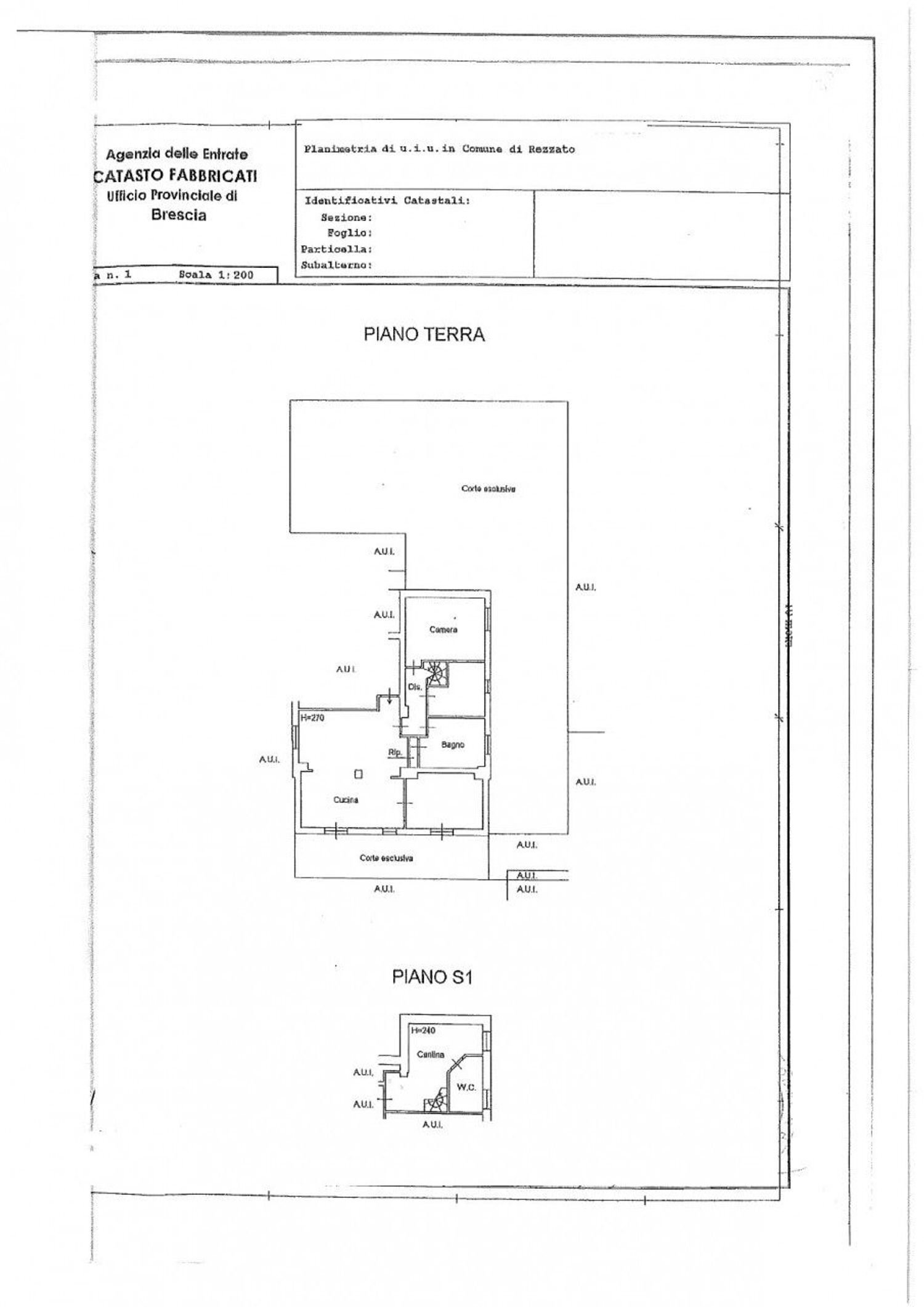 planimetria - Quadrilocale IV Novembre 1918, Rezzato - planimetria 1