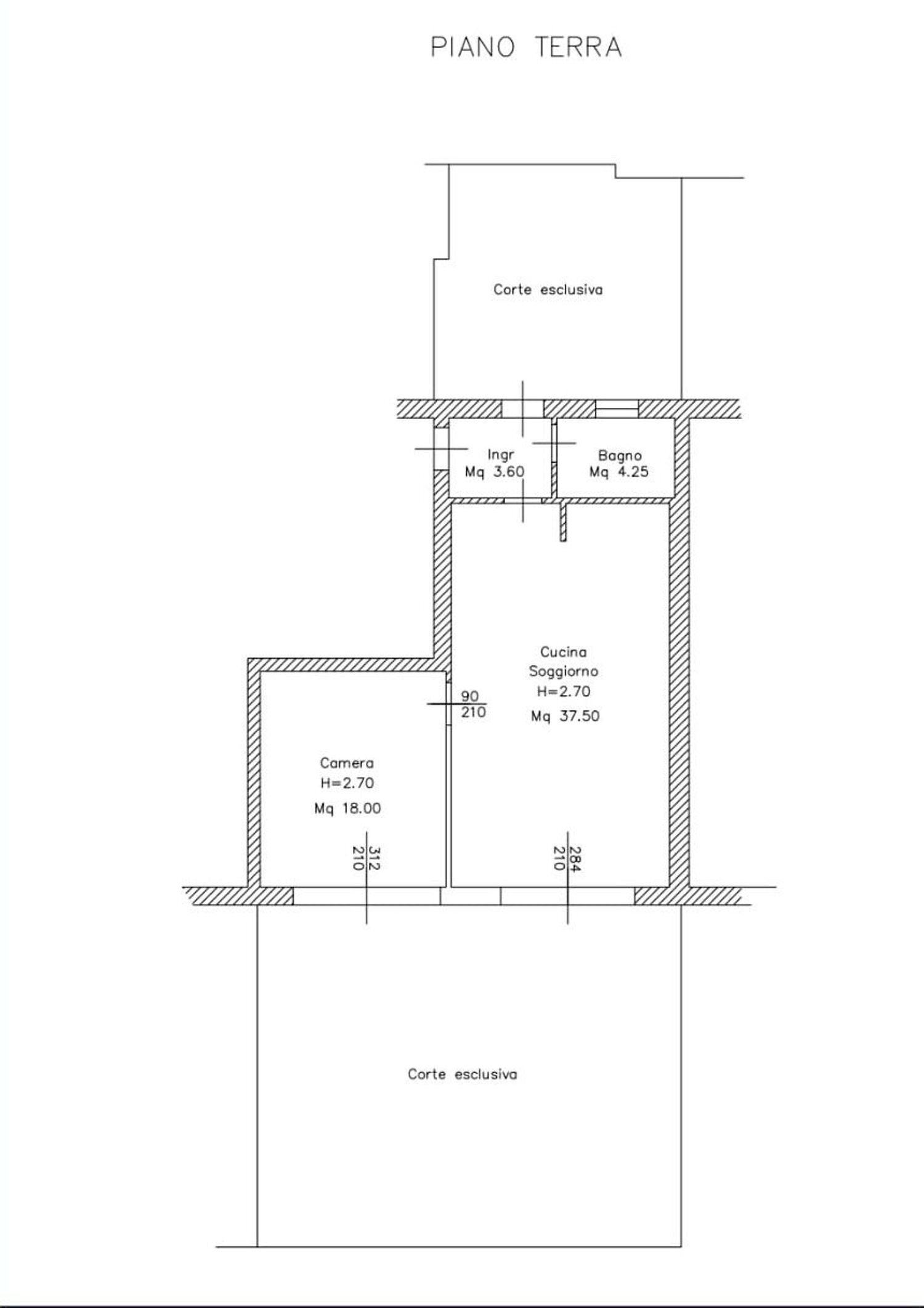 planimetria - Bilocale San Marco, Lonato del Garda - planimetria 1