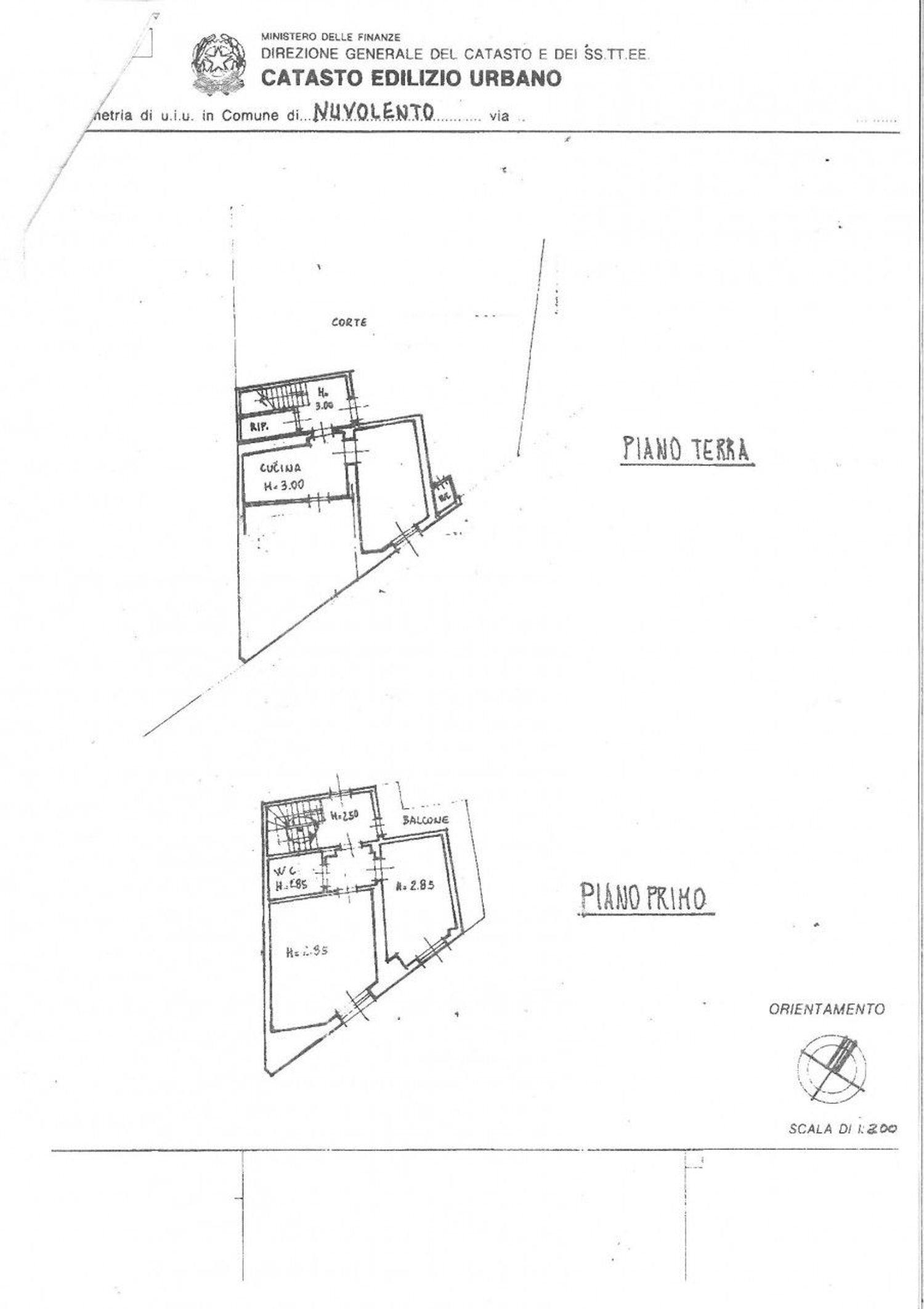 planimetria - Semi-detached house Breda, Nuvolento - floor plans 1