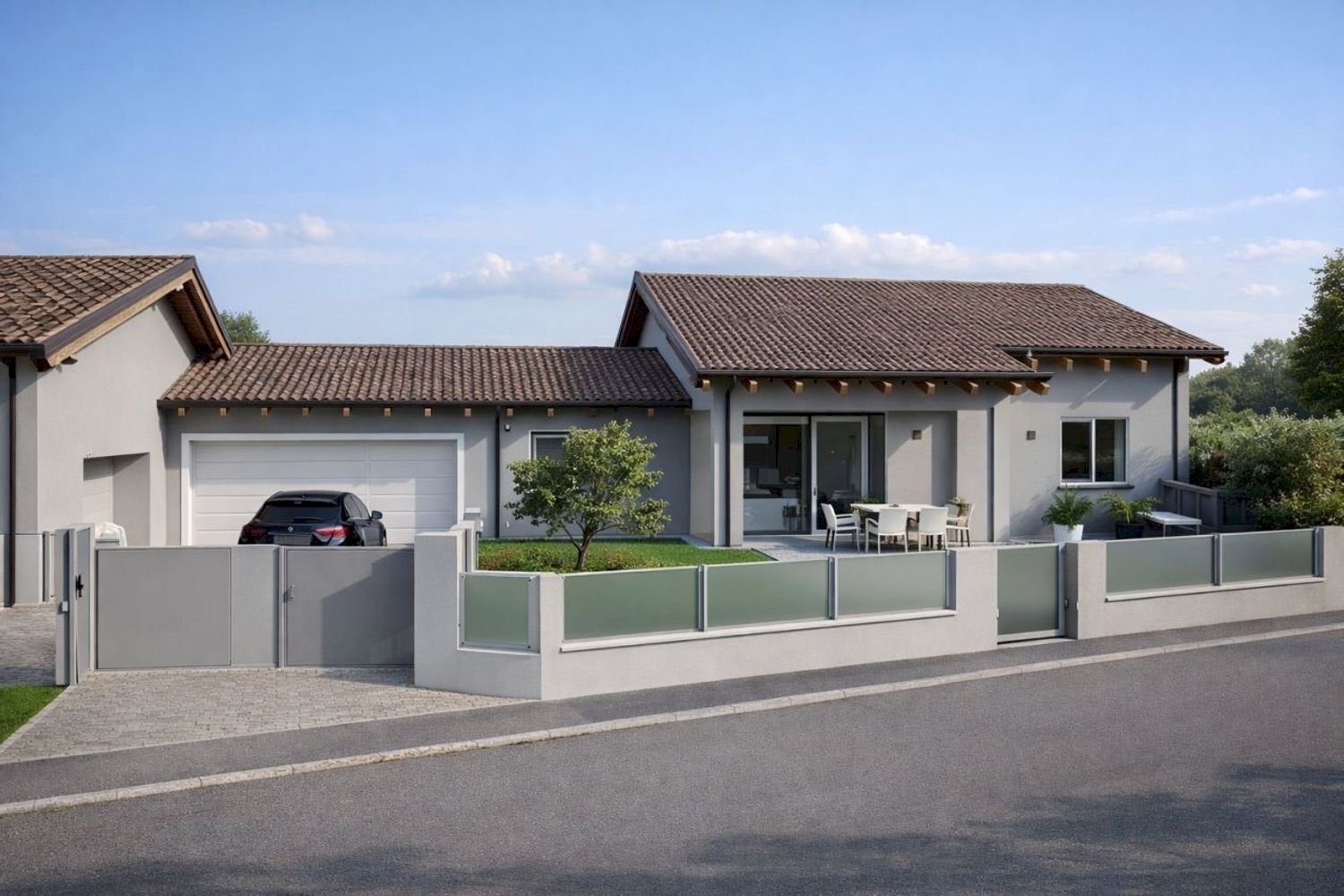 facciata - Villa C. Cattaneo, Montichiari - foto 1