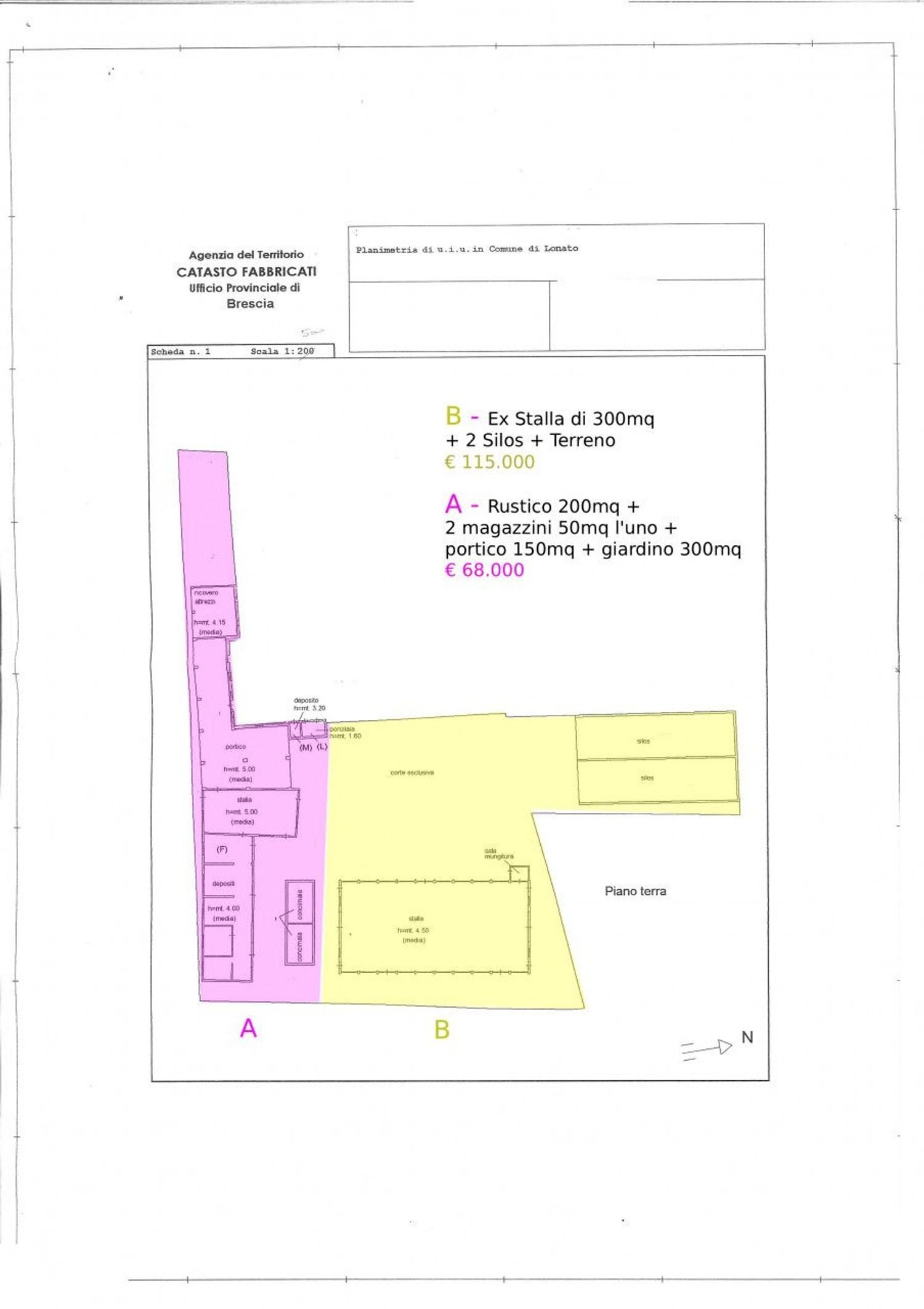 planimetria - Rustic VIA CASSETTA, Lonato del Garda - floor plans 1