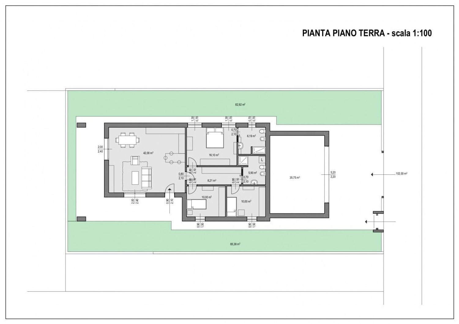 planimetria - Villa Malocco Sotto, Lonato del Garda - planimetria 1