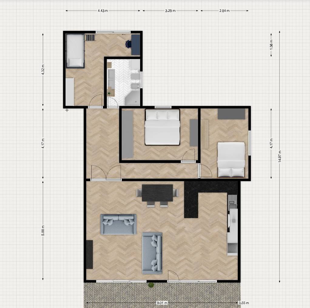 Foto 12 - Quadrilocale dei Colli, Carpenedolo - planimetria 1