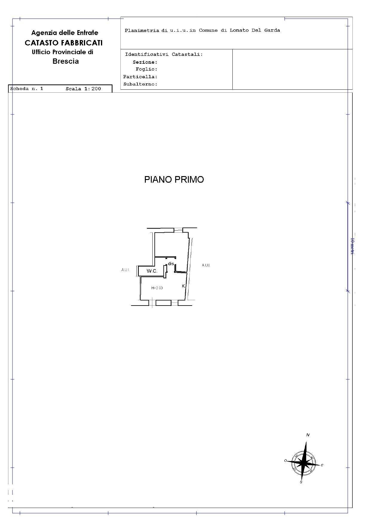 Foto 9 - Bilocale piazza corlo, Lonato del Garda - planimetria 1