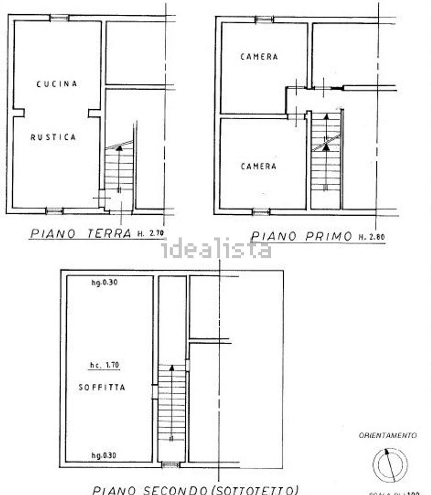 planimetria - Independent house Salnitrari
 
14, Tolentino - floor plans 1