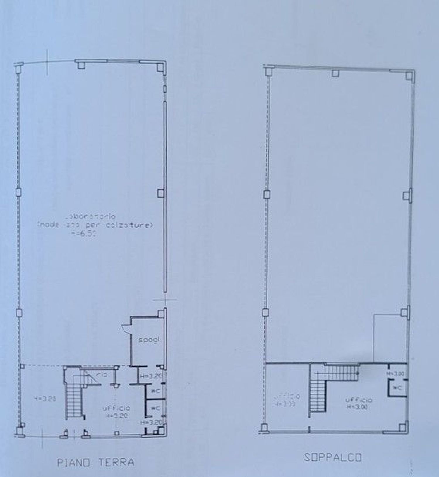 planimetria - Capannone Vincenzo Breda, Civitanova Marche - planimetria 1