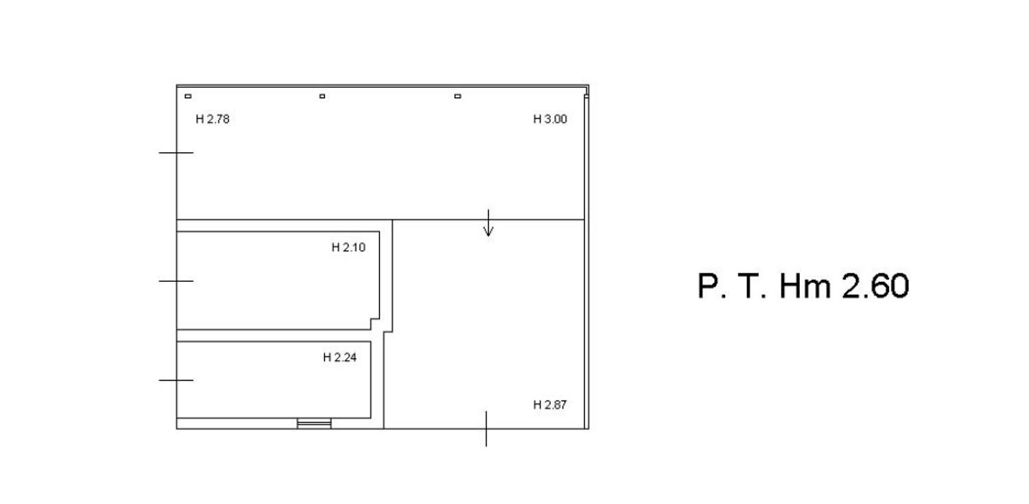 planimetria - Casa semi indipendente Ributino
 
17, Tolentino - planimetria 1