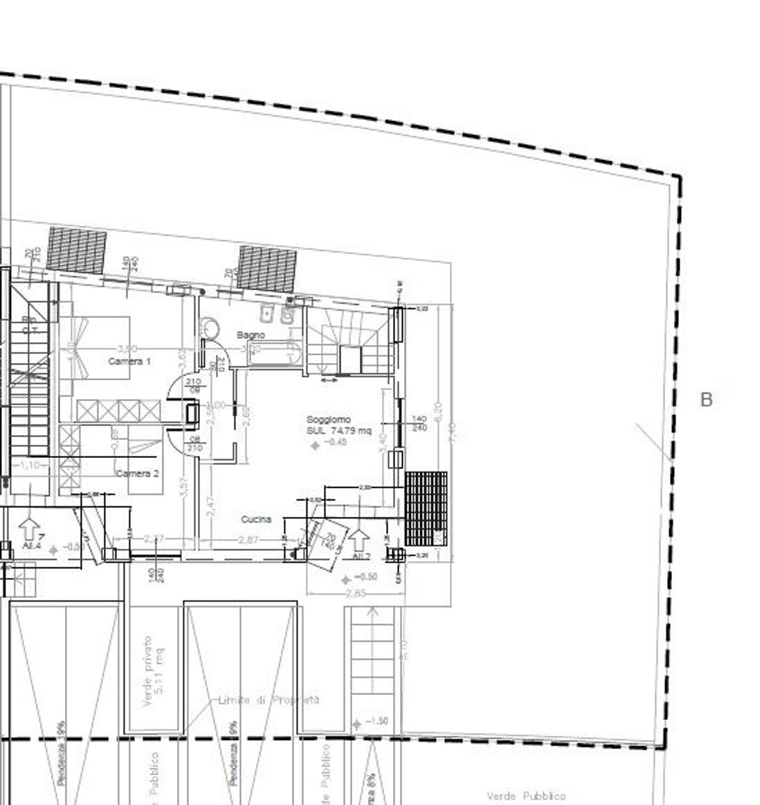 planimetria - Appartamento Aldo Moro, Montecosaro - planimetria 1