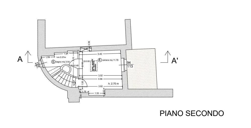 Foto 25 - Casa indipendente Via Vittorio Emanuele, Monte San Giusto - planimetria 1