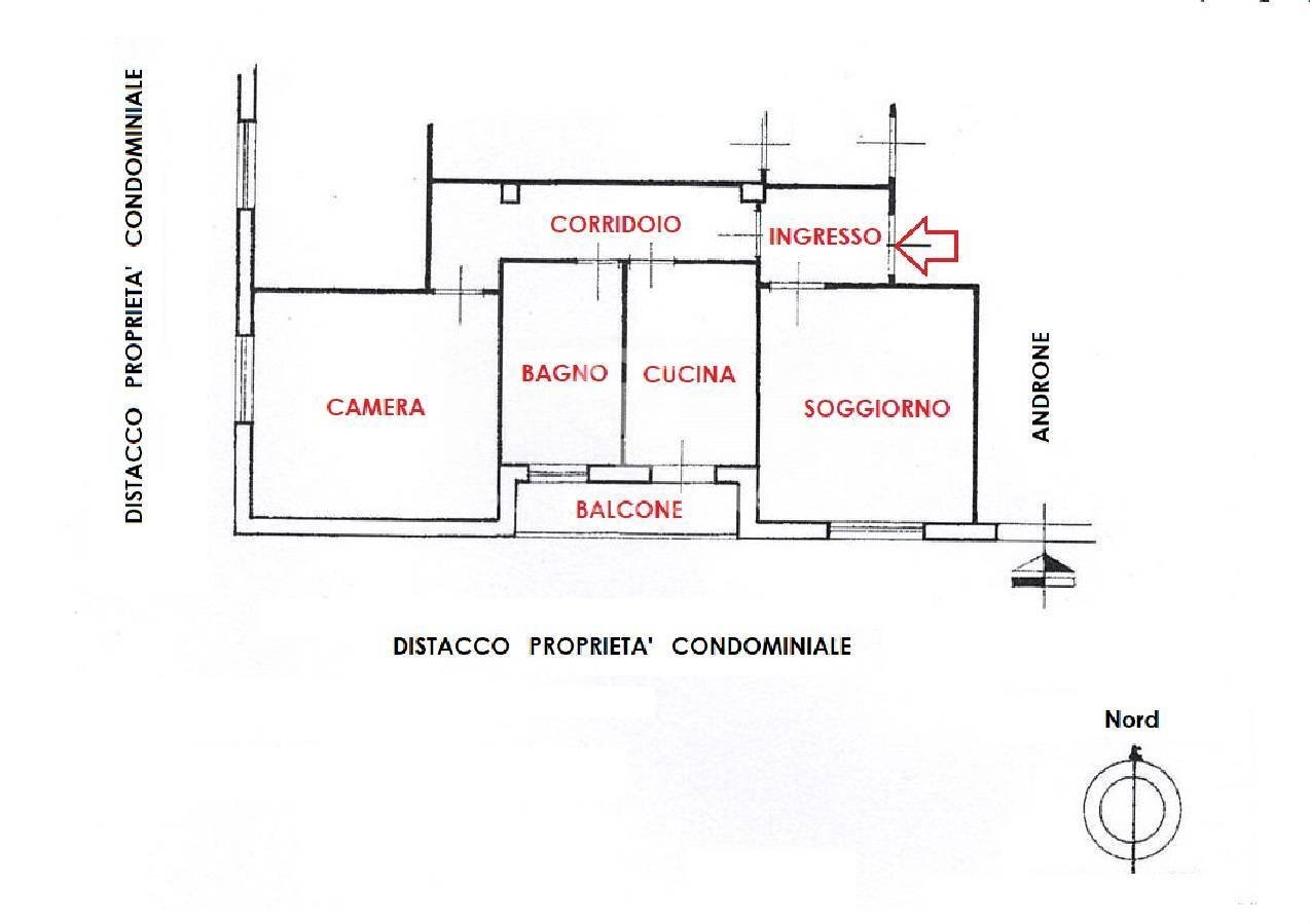 Foto 32 - Trilocale Via Pietro Adami
 
64, Roma - planimetria 1