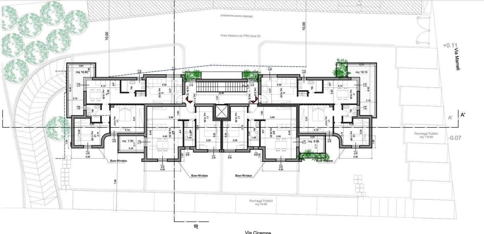 Two-room apartment via Cicerone, Santa Marinella - floor plans 1