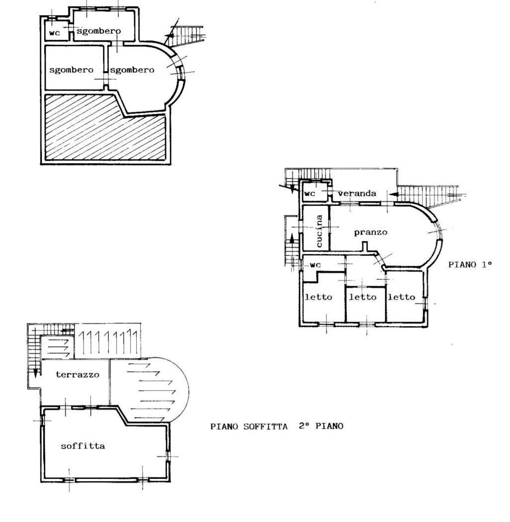 Villa via Giovanni Caboto, 13, Valledoria - floor plans 1