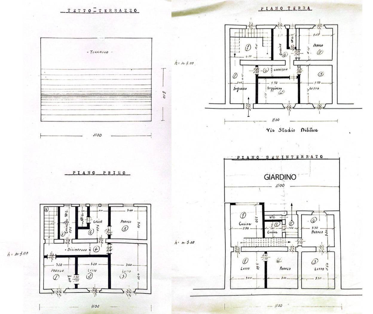 Stabile - Palazzo via Francesco Paglia, 44, Catanzaro - planimetria 1