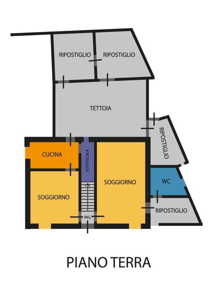 Villa via dello Storno, Ravenna - planimetria 1