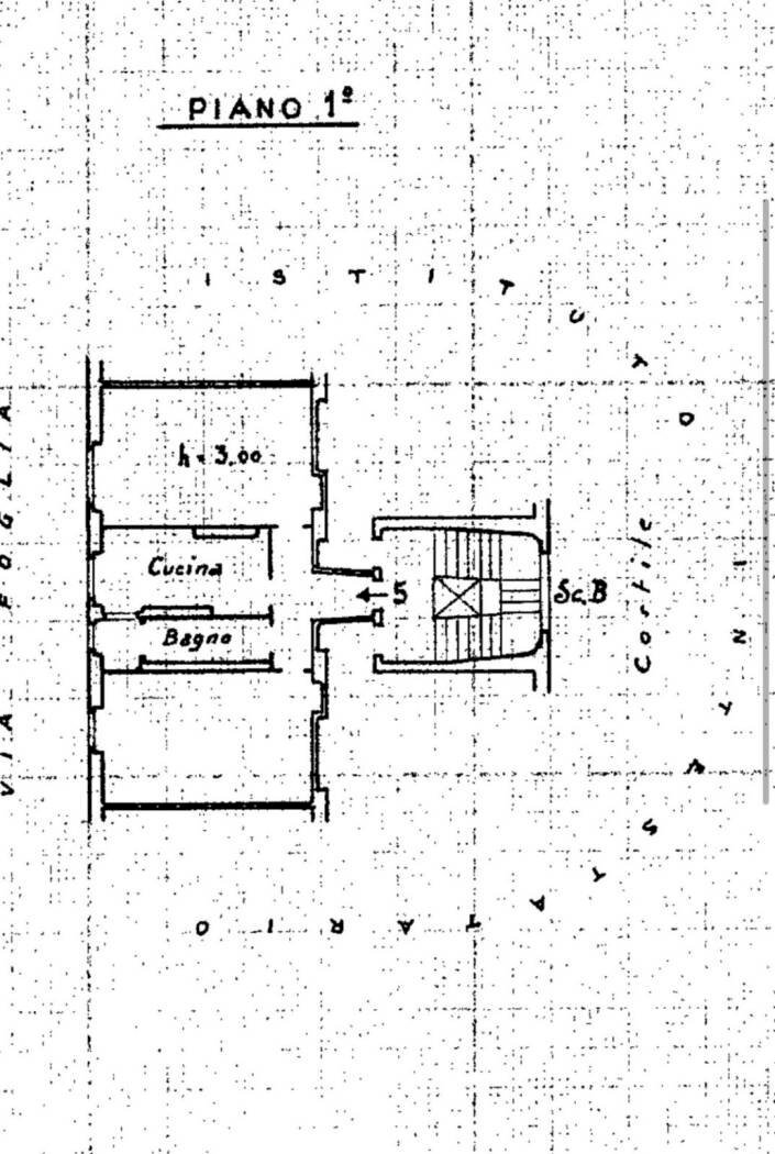 Bilocale via Lucrino, 41, Roma - planimetria 1