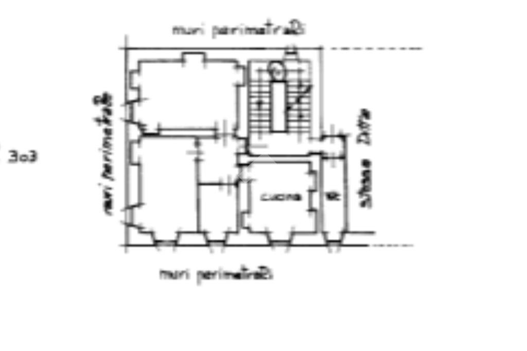 Four-room apartment Via S. Antonio, Molini di Triora - floor plans 1