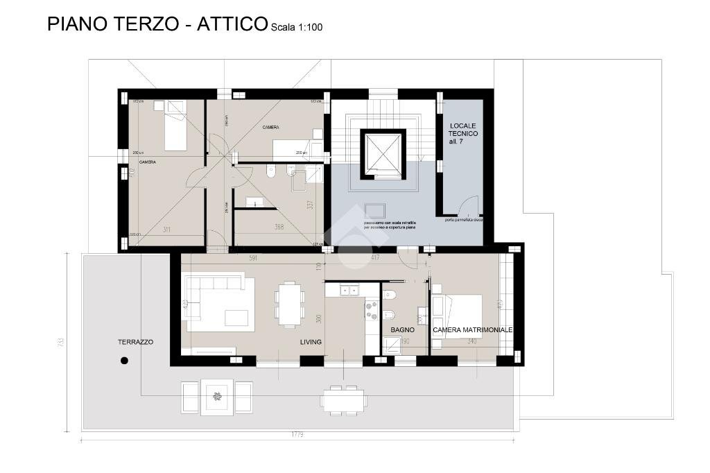 Appartamento Via Giaveno, Rivalta di Torino - planimetria 1