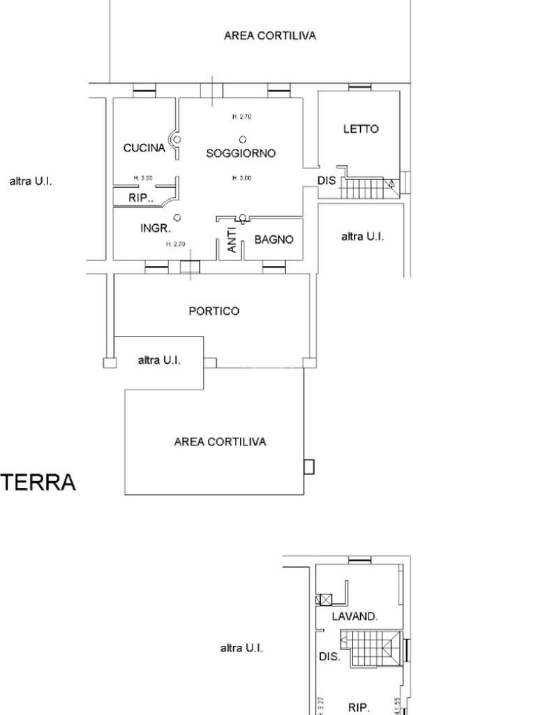 Three-room apartment Via Ernesto Arduini, Cavriago - floor plans 1