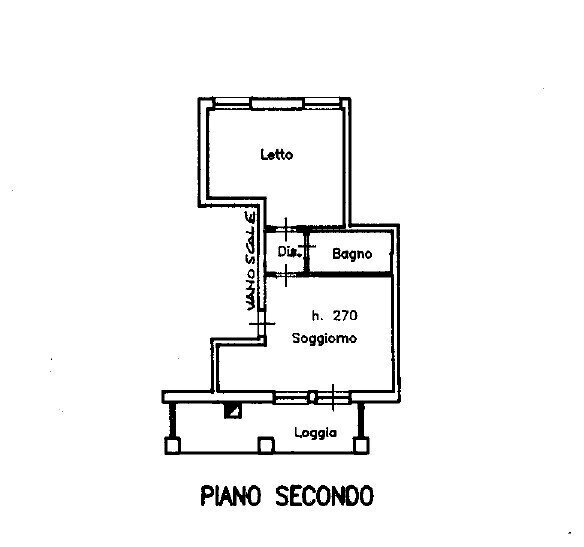 planimetria - Bilocale Strada Valle 82, Medesano - planimetria 1